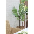 thumbnail image 5 of SAFAVIEH Faux 51 Inch Magnolia Potted Tree, Grey, 5 of 6