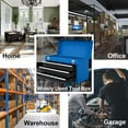 thumbnail image 6 of Costway Portable Tool Chest Box Storage Cabinet Garage Mechanic Organizer 3 Drawers Blue, 6 of 10