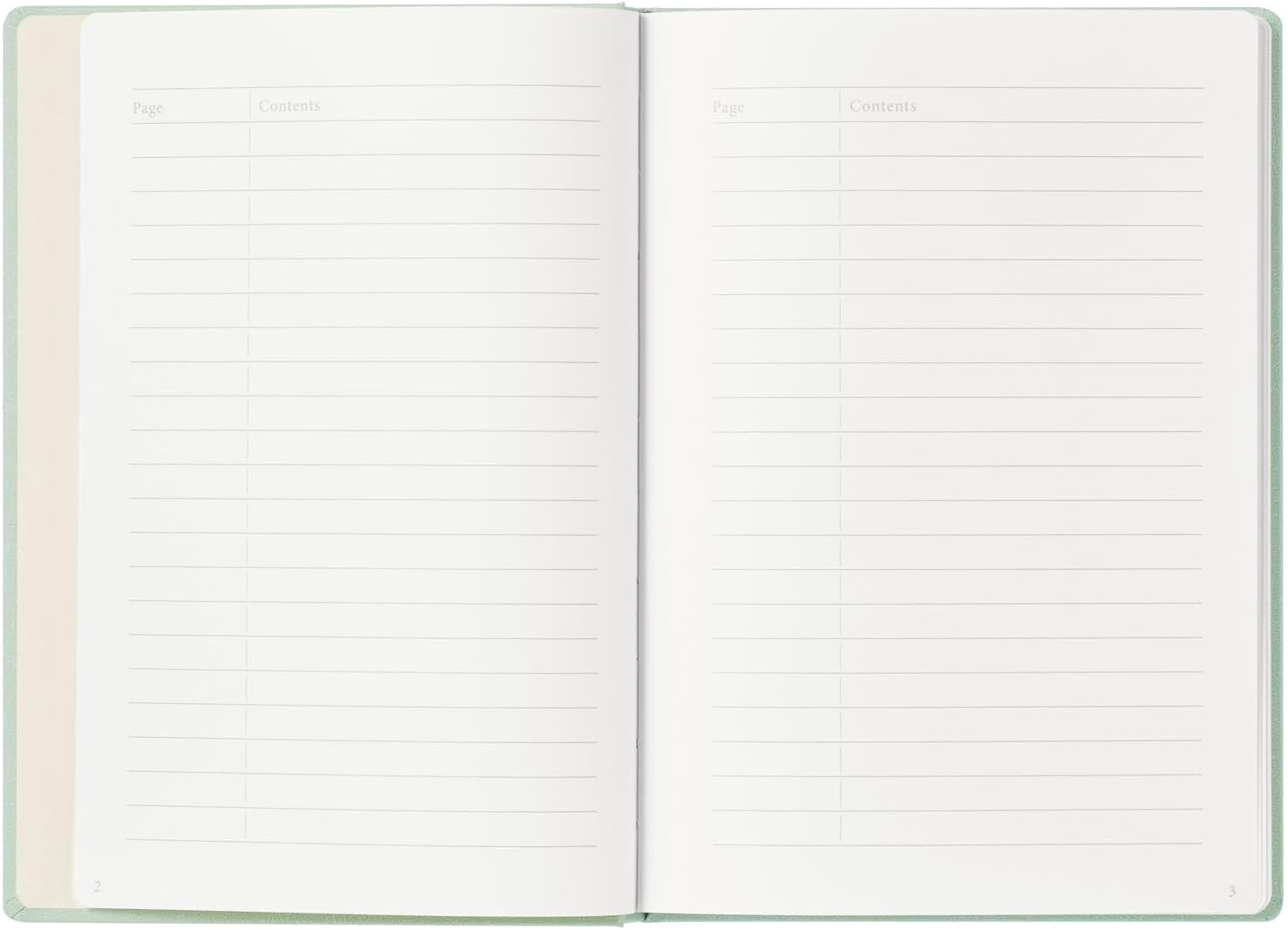 A5 Notebook Mnemosyne Journal Mint Green