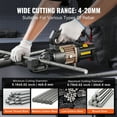 SKYSHALO Electric Hydraulic Rebar Cutter, 1000W, effortlessly slices