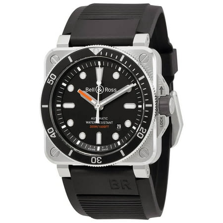 Ross Automatic Watch Bell - Bell and Ross Diver Automatic Men's Watch BR0392-D-BL-ST/SRB