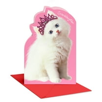 American Greetings Valentine's Day Card for Granddaughter (Kitty with Crown)