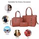 thumbnail image 5 of Set de monedero Montana West, bolso tipo cartera de piel para mujer, 5 of 8