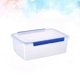 thumbnail image 4 of EeaseMX Loncheras de PP de grado alimenticio de 3 l con cierre hermético, resistentes a altas temperaturas, con hebilla para refrigerador y microondas., 4 of 7