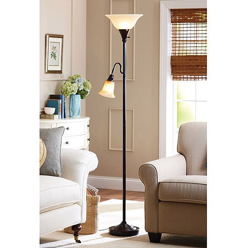 Better Homes and Gardens Floor Lamp Combo, Bronze
