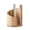 Beige, variant on Votnto Paper Towel Countertop With Wood Round Base, Wood Round Base and Iron Holders, Wooden Paper Towel Holder for Kitchen Roll Organize Dining Table Home Decor Black