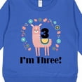thumbnail image 3 of Inktastic 3rd Birthday Llama for Girl Toddler Sweatshirt, 3 of 4