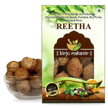 

GKH BIRJU MAHAVIR Organic Sabut Reetha/Soap Nuts 500 g