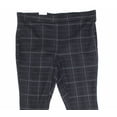 thumbnail image 2 of Style & Co. Womens Leggings Black Plus Comfort-Waist Plaid   Gray 20W, 2 of 3