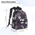 thumbnail image 2 of Goofa The Nightmare Before Christmas Pattern Casual Backpack – School Backpack Lightweight & Ergonomic Design, Water-Resistant, Spacious & Comfortable, Travel, 2 of 6