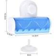 thumbnail image 4 of Suction Cup Plastic Bathroom Toothbrush Holder, 4 of 7