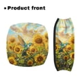 thumbnail image 2 of HELLHERO Hummingbird Sunflower Rollator Walker Seat and Backrest Rollbar Covers Set Removable and Washable Backrest Covers Reusable Soft for Street Scenes, 2 of 7