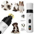 thumbnail image 2 of KRONDO Electric Dog Nail Grinder & Cat NailClippers with Safety Guard-USB-C Rechargeable, Quiet Electric Dog NailTrimmer, Automatic Painless Groom, Paw Grooming Tool for Small Medium Large Dogs, 2 of 7