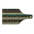 thumbnail image 1 of Ethnic Cutting Board, Traditional Essential Motif with Geometric Ornaments Classic Folkloric Print, Decorative Tempered Glass Cutting and Serving Board, in 3 Sizes, by Ambesonne, 1 of 2