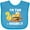 Turquoise, variant on Inktastic I'm 2 and Crushing It Construction 2nd Birthday Boys or Girls Baby Bib