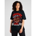 thumbnail image 1 of Camiseta de San Valentín para profesores: estampado "Enseñar es como una caja de bombones", 100 % algodón, transpirable y suave, corte informal para hombre., 1 of 7