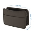 thumbnail image 4 of Unique Bargains Car Trash Can Portable and Fold Car Door Faux Leather Trash Bin Brown 1 Pcs, 4 of 6