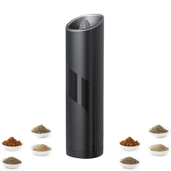 Salt and Pepper Grinder, Electric Pepper Grinder Salt Ginder, Battery Operated Sea Salt Grinder Adjustable Coarseness