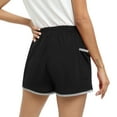 thumbnail image 4 of WBQ Women's Quick Dry Workout Running Shorts - Sport Gym Athletic Shorts with Pocket, 4 of 6