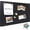 Black, variant on Large Bulletin Board - Foldable 96x48 Inches Cork Board Alternative with 20 Push Pins and 237 Pcs Glitter Letters, 8' x 4' Self-Adhesive Felt Bulletin Board for Wall, Home Office Decor Grey,96" x 48"