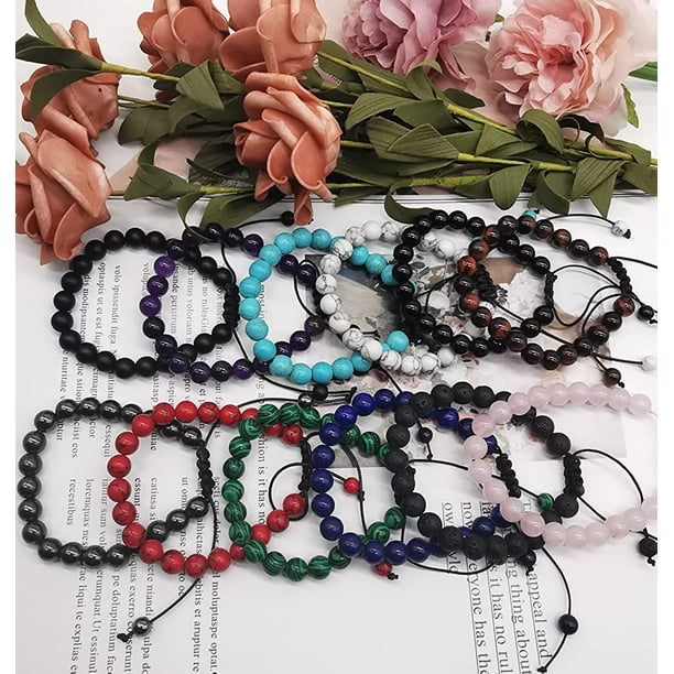 Power gemstone store beaded bracelet