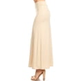 thumbnail image 2 of Women's Trendy Style Solid Maxi Long Skirt High Waist Waistband Relaxed Fit, 2 of 5