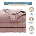 thumbnail image 6 of Casa Platino Bed Comforter Queen Size - Soft Pre-Washed Quilted Blanket - Lightweight Queen Size Comforter - All Season Queen Comforter - Microfiber Down Alternative Comforter Queen Size - Sepia Rose, 6 of 8