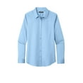 thumbnail image 3 of Port Authority LW808 Ladies Long Sleeve SuperPro React Twill Shirt , Strong Blue, S, Womens Button Down Shirts, 3 of 4