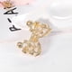thumbnail image 4 of Pearl Rhinestone Bow Brooch for Women Elegant Pins Party Wedding Gifts Clothing Accessories Butterf, 4 of 5