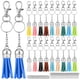 thumbnail image 1 of GOOHOCHY 1 juego de kit para hacer llaveros, borlas, anillos y suministros para llaveros., 1 of 8