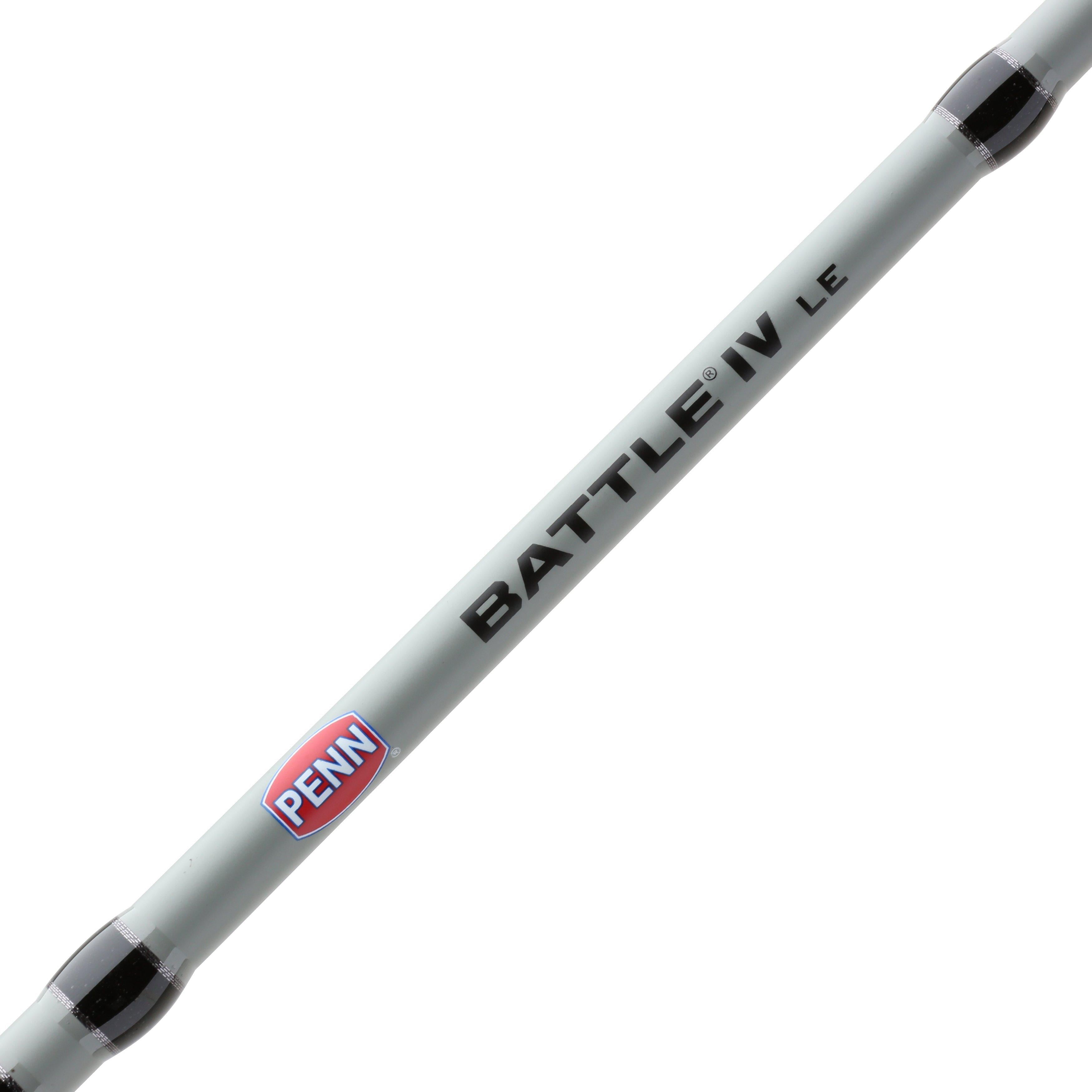 PENN Battle IV LE Spinning Fishing Combo, 8' Medium Heavy Rod, 5000 Size Reel