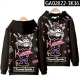 thumbnail image 3 of Suéter Kawaii de Hello Kitty para mujer, Sudadera con capucha de Sanrio, jerséis sueltos, Top coreano, suéter largo de Hello Kitty, moda de otoño, 3 of 4