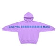 thumbnail image 5 of Mifsaly Matching Hoodies for Couples Valentines Hooded Sweatshirt Girlfriend Gifts Sweatshirts Letter Print Pullover Tops Matching Hoodie Husband and Wife Going Out Festival Unisex Outfits, 5 of 8