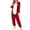 Red, variant on Guluxicc Family Christmas Pajamas Jumpsuits, Matching Christmas Holiday Hoodie Jumpsuits, Pjs Sleepwear Loungewear Sets, Pink