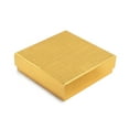 thumbnail image 5 of Prestige and Fancy Jewelry Box, Luxurious Jewelry Gift Box 3.5 x 3.5 x 1, 96 pack for Bracelets, Necklace, Pearls Keychains Cotton Filled Small Cardboard gift boxes with lids, Silver Gold, 5 of 8