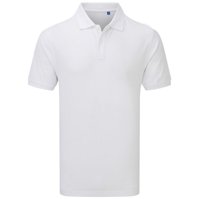 Premier - Polo HeiQ Viroblock de Manga Corta para Adultos Unisex (Blanco)