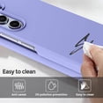 thumbnail image 5 of for Samsung Galaxy Z Fold 5 Case Liquid Silicone Case Dual Layer Hybrid Hard PC Soft Silicone Gel Rubber Bumper Slim Fit Shockproof Protective Phone Case for Samsung Galaxy Z Fold 5 5G, Purple, 5 of 11