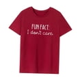 thumbnail image 4 of Camiseta de manga corta para mujer, ropa informal y elegante, camiseta con cuello redondo XL, 4 of 8
