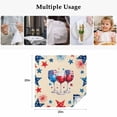 thumbnail image 5 of Patriotic 250th Cloth Napkins, Anniversary Red Blue Fireworks American Flag Washable and Reusable Dinner Napkins Set of 6, Table Napkin for Kitchen Party Birthday Wedding Hotel Housewarming 20"x20", 5 of 9
