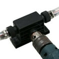 thumbnail image 3 of 8mm Drill Powered Self Priming Pump | Oil Water Transfer Pump for Home Garden | Engineering Plastic Body | Includes Hose Clamps Connectors | 15mm Pipe | 64x106mm Size, 3 of 6