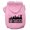 Light Pink, variant on Pet Dog Cat Hoodie Screen Printed, "San Francisco Skyline"