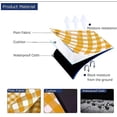 thumbnail image 2 of Manta de picnic plegable e impermeable para camping y jardín, 150 x 200 cm, color amarillo, 2 of 5