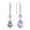 06_Jun._Alexandrite, variant on PYNZY 925 Sterling Silver Teardrop Dangle Earrings with 7x10MM Created Aquamarine Birthstones, Wedding Cubic Zirconia Hook Earrings for Women Christmas Jewelry Gifts