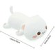 thumbnail image 2 of Cute Kitty Plush Stuffed Animal Pet Kitten Soft Anime Cat Plush Pillow, Kids Stuffed Cat Doll Pillow Toys (white), 2 of 5