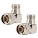 thumbnail image 4 of BRILLAR 2 uds N macho a N hembra adaptador de codo conector adaptador Coaxial RF para antena de Radio, 4 of 10