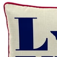 thumbnail image 2 of Jordan Manufacturing 18" x 18" Beige Love Texas Outdoor Throw Pillow, 2 of 8