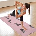 thumbnail image 6 of Cute Cartoon Dachshund Hot Yoga Mat Towel Non Slip for Hot Yoga - Quick-Drying Yoga Mat Cover with 4 Corner Pockets with Travel Bag - Hot Yoga Towel Non Slip Grip Moisture Wicking Sweat 70"x26", 6 of 6
