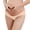 ZA-Beige-maternity clothes, variant on Womens Cotton Maternity Support Shorts Underwear Low Rise Belly Support Pregnancy Panties Plus Size Postpartum Mother Under Bump Underwear