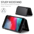 thumbnail image 6 of Mantto Case for iPhone 7 Plus/iPhone 8 Plus with Card Holder, Retro PU Leather RFID Blocking Credit Card Slots Double Magnetic Clasp Flip Kickstand Shockproof Phone Cover,Black, 6 of 9