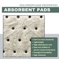 thumbnail image 5 of Spillkit Emergency Response Wheeled Universal Spill Kit - Includes 50 Gallon Drum, Absorbent Pads & Socks, Disposal Bag, & Safety Equipment, 5 of 7